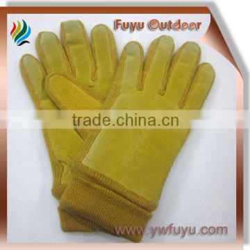 fashion dress pigskin leather gloves
