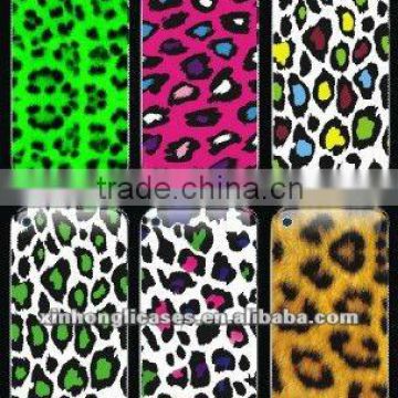 Embossed print leopard and tiger hard cases for Blackberry case of model 8520/8530