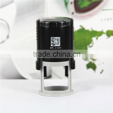 High quality Round Self Inking Stamps 30mm red and black BODY