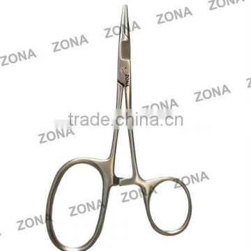 One large Loop Scissor Forceps / Fly Fishing Forceps / Clamps / Stainless Steel Fishing Forceps