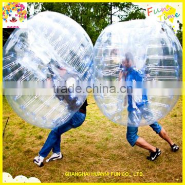 Exciting game ball TPU/PVC soccer bubble, bubble football, inflatable bumper ball