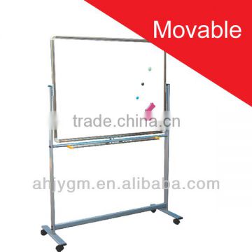 Double Side Movable Stand White Board/movable bulletin boards.