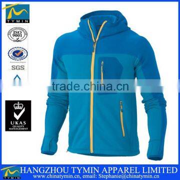 Wholesale functional hoody sports soft shell jacket