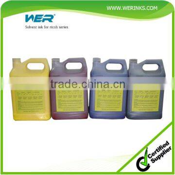 2015 Hot Selling WER first grade quality solvent ink for frontlit banner