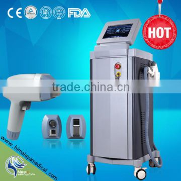 808 diode laser with 3 treatment head do the whole body