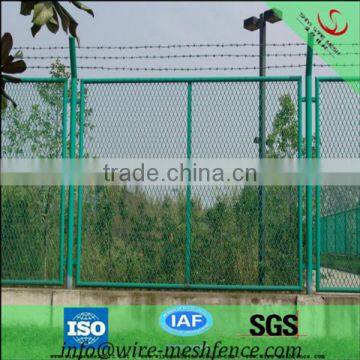 Diamond Small Hole Powder Coated Expanded metal mesh for garden fence