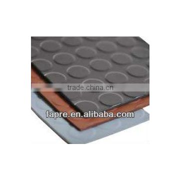 auto car truck rubber round stud coin pattern mat matting floor flooring