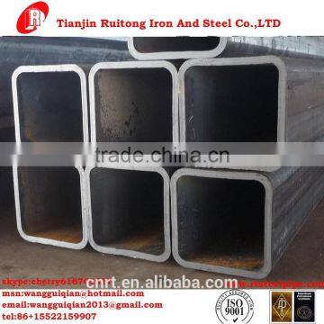 Black Square And Rectangular Hollow Section Tubes ASTM A53/ASTM A500/BS1387