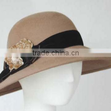 2017 china hot sale high quality handmade promotional new product handmade useful eco friendly wholesale felt women's wool hat
