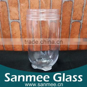 Hot Selling Low Price China Manufacture Custom Made Embossed Mason Jar