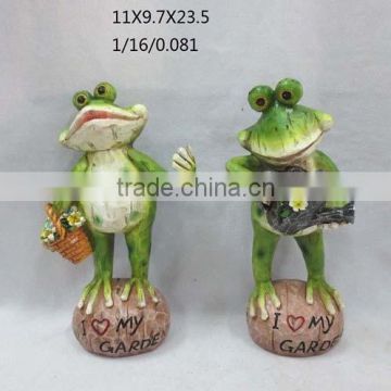 2016 Resin Frog Figurines for Garden Decoration
