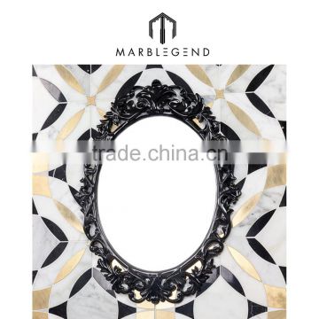 Natural Chinese marble cheap price waterjet mosaico