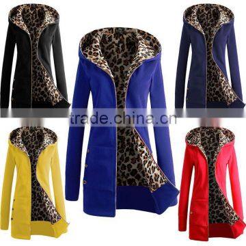 hot sale custom made latest womens brushed long warm thick winter fleece hoodies