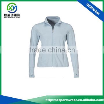 High quality outdoor sports jacket,anti-UV windbreak ladies golf jacket,running jacket