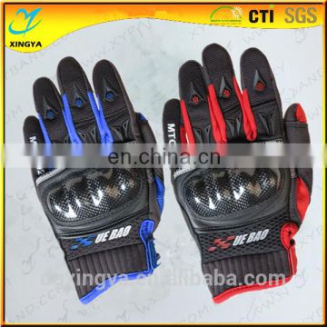China Supplier Genuine Goat Leather Motorcycle Riding Gloves