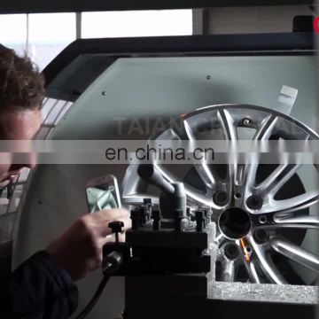 Diamond cut alloy wheel repair machine /polishing machine AWR2840 with 1320mm rail length