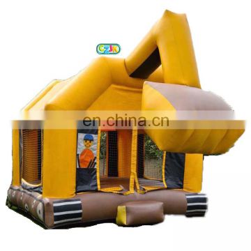construction truck cheap excavator digger jumper inflatable bouncer jumping bouncing bouncy castle bounce house