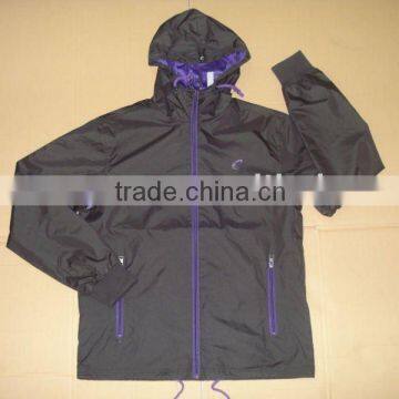 MOQ 600 PCS men nylon outdoor windbreaker jackets