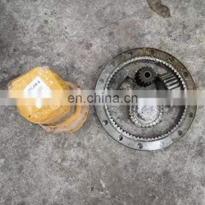 Excavator swing reduction gearbox parts for PC200-6 Vertical shaft gear ring and  sun gear