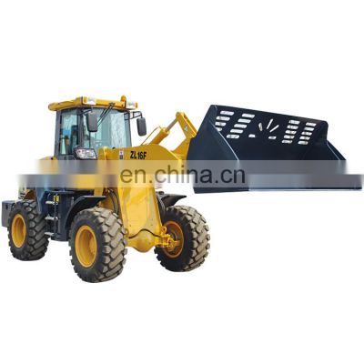 ZL16 Chinese good quality wheel loader manufacturer price for sale