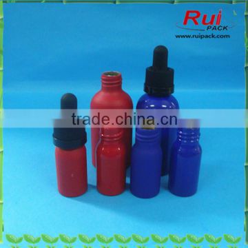 10ml,30ml.50ml aluminum e-liquid bottle with child proof dropper cap,child proof dropper cap aluminum cosmetic bottle