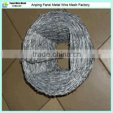 Stainless steel 2014-hot sales zinc coated barbed wire