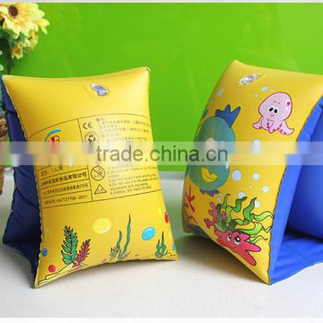 PVC inflatable armbands for kids baby, inflatable arm bands/arm ring for swimming pool
