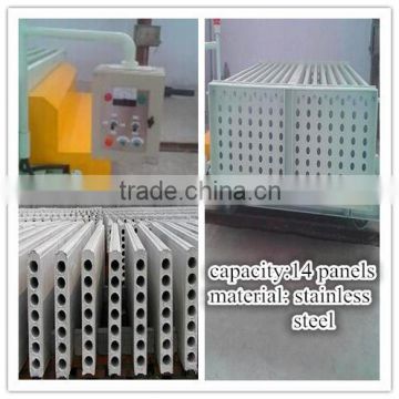 stainless steel hollow core lightweight concrete wall making machine
