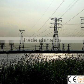 Galvanized power pylons for transmission lines