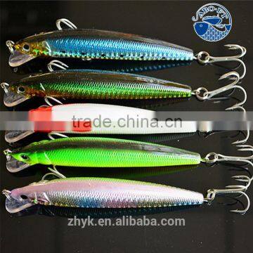 2016 Lowest price sea bass 18g/12cm Minnow pencil fishing jig