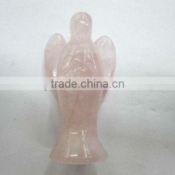 50mm Rose quartz angel wholesale