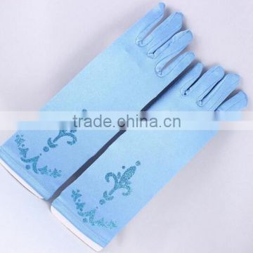 Popular frozen elsa gloves blue wholesale elsa gloves for girls GL4019