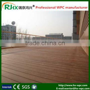 high tech wpc decking board floor for balcony terrace flooring/balcony waterproof outdoor floor covering