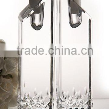 elegant tall crystal candle holder for home decor