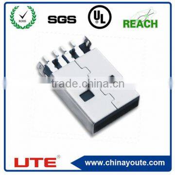 USB2.0 male PC Connector, A type, male, L=18.80mm