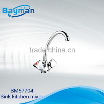 Double Handle Kitchen Sink Mixer Faucet (BM57704)