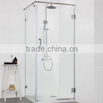 2015 new design nano glass shower enclosure with pivot door GD9032