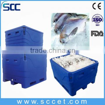 1000L big ice bins, ice box, ice container for storing fish