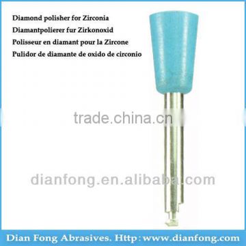 Sr106M RA Shank Cup Shaped Silicone Rubber Impregnated With DIAMOND Heatless Diamond Polisher For Composites
