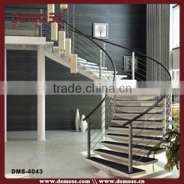DEMOSE brand new wood veneer stairs design