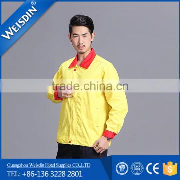 high visibility workwear jacket with reflective tape