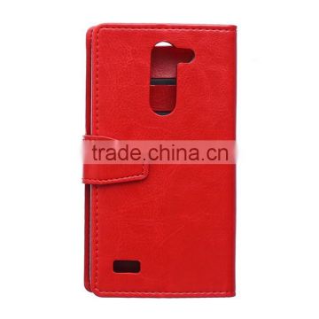 Wholesale Flip Cover Leather Case For LG L Bello D331 ,For LG L Bello D331Book Cover Stand Case
