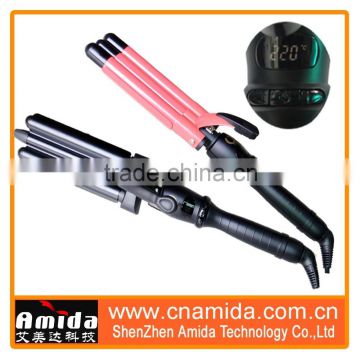 New Style Triple Hair Curler Roller with Various sizes, curling iron with interchangable barrel
