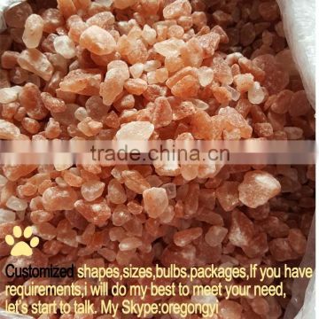 factory directly selling good quality with goood price himalayan rock salt pink granular 2-5mm