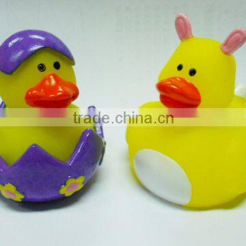 2015 new arrivel holiday gift easter rubber toy duck