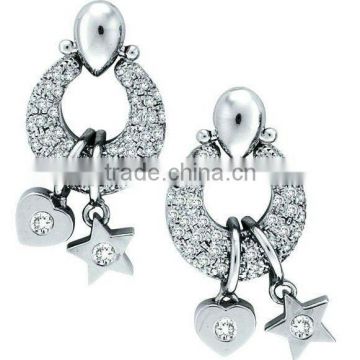 2013 jewely fashion bridal diamond earrings luxury wedding earrings