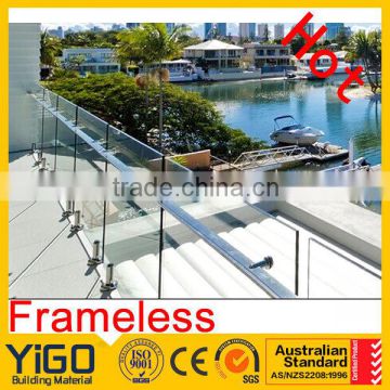 balcony railing steel handrail/deck handrail for sale in villa