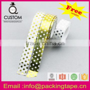 Brand new printing gold stamping masking tape