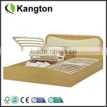 Sprung bed slat and bed slat support