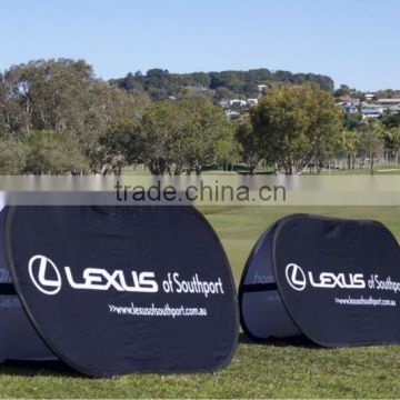 Supplied With Bags And Pegs/Golf Pop-up Banner